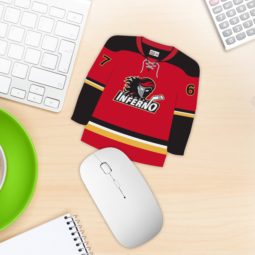 Mouse Pad, Shape - Hockey Jersey
